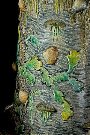 Grande colonne porte cache-pot - Manufacture de Saint Honoré-les-Bains