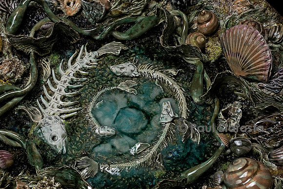 Plat rond « Dying Reef 2 »