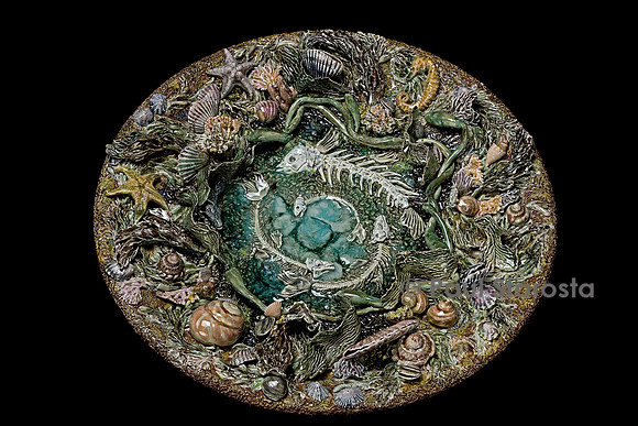 Plat rond « Dying Reef 2 »