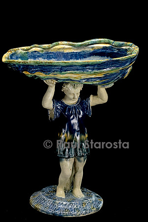 Coupe sur pied en forme de coquillage - Thomas Sergent