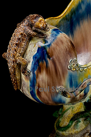 Coupe sur pied en forme de coquillage - Thomas sergent