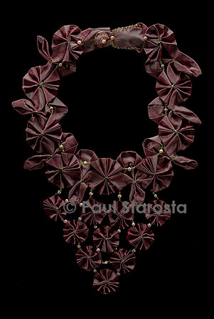 Parure bijou en soie - Marie Leclère