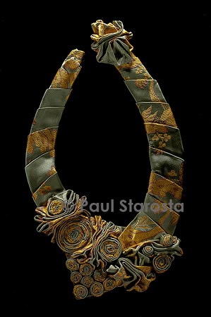 Parure bijou en soie - Marie Leclère