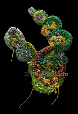 Parure bijou en soie - Marie Leclère