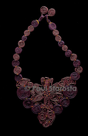 Parure bijou en soie - Marie Leclère