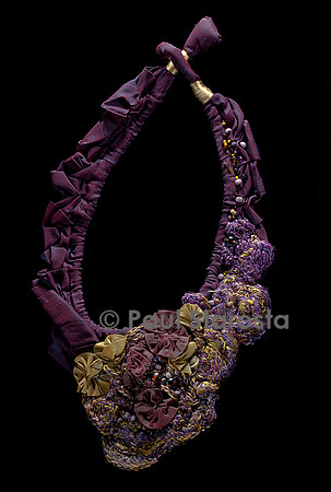 Parure bijou en soie - Marie Leclère