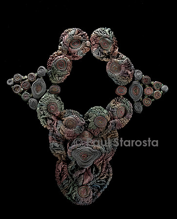 Parure bijou en soie - Marie Leclère