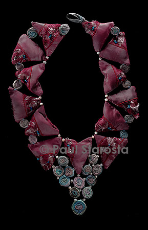 Parure bijou en soie - Marie Leclère