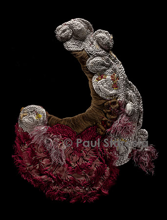 Parure bijou en soie - Marie Leclère