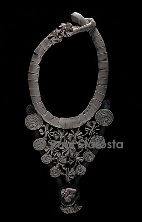 Parure bijou en soie - Marie Leclère