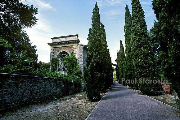 Jardin des plantes de Montpellier - allée des cyprès (allée toscane)