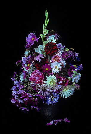 Bouquet de fleurs dans un vase